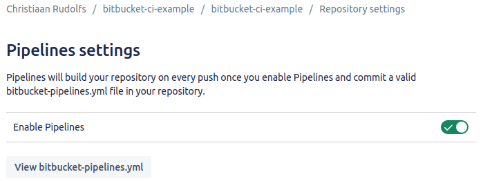 enable pipelines